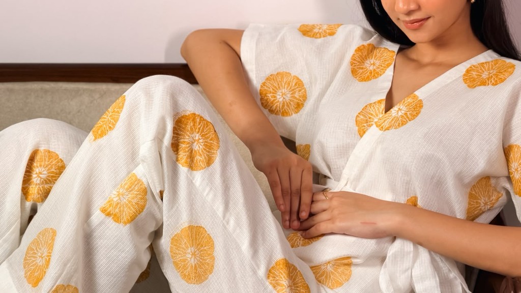 First look - citrus print co-ord